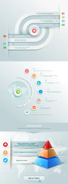 Vektor-Infografik-Element — Stockvektor