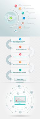 vektör infographics öğesi