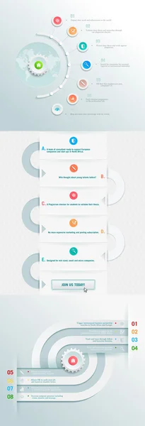 Élément d'infographie vectorielle — Image vectorielle