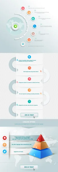 Élément d'infographie vectorielle — Image vectorielle