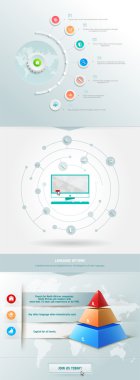 vektör infographics öğesi