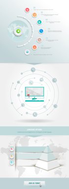 vektör infographics öğesi