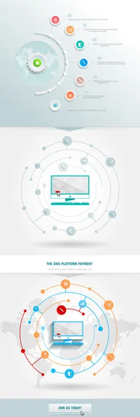 Elemento infográfico vetorial —  Vetores de Stock