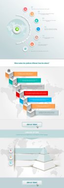 vektör infographics öğesi