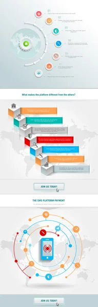 Vektor-Infografik-Element — Stockvektor