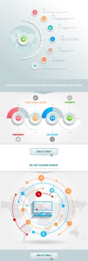 vektör infographics öğesi