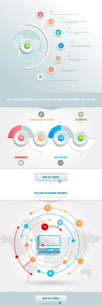 Vektor infographics element矢量信息图形元素 — Stock vektor