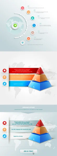 Vektör infographics öğesi — Stok Vektör