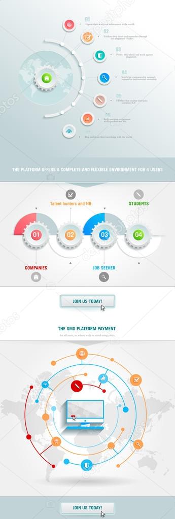 Vector infographics element