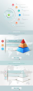 vektör infographics öğesi