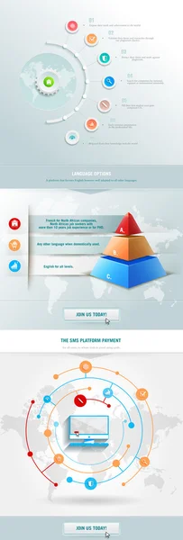 Elemento infográfico vetorial —  Vetores de Stock