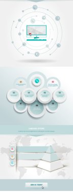 Piramit öğeyle infographics