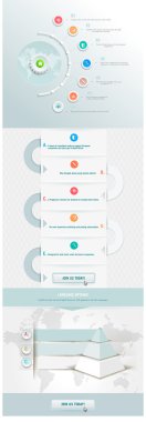 Piramit öğeyle infographics