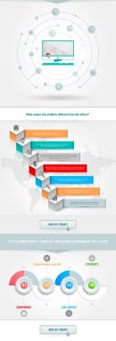 Piramit öğeyle infographics