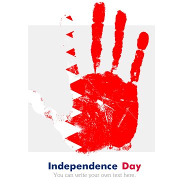 Flag of Bahrain, Independence Day