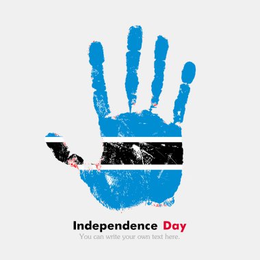 Flag of Botswanai, Independence Day