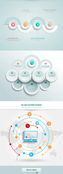 Elemento de infográficos de negócios —  Vetores de Stock