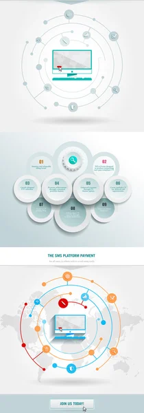 Affärer infographics element — Stock vektor