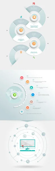Affärer infographics element — Stock vektor