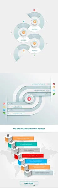 Affärer infographics element — Stock vektor