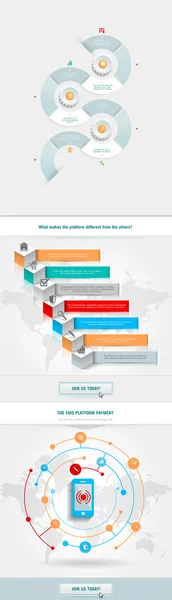 Élément infographie d'entreprise — Image vectorielle