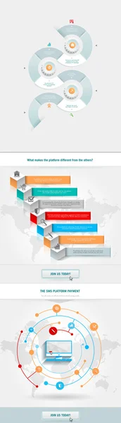 Бизнес-инфографика — стоковый вектор