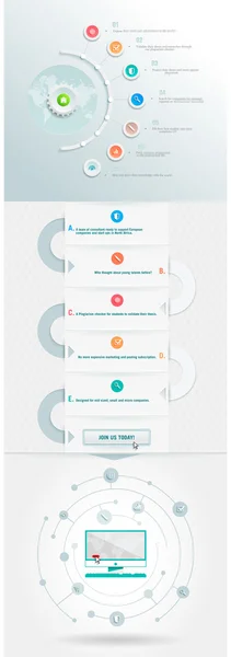 Elemento de infográficos de negócios — Vetor de Stock