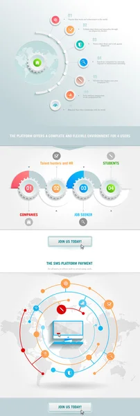 Business infographics element — Stock Vector