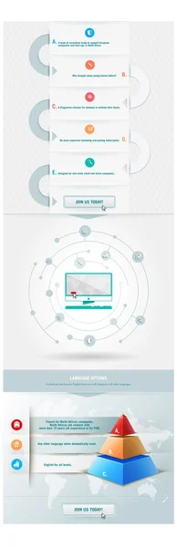 Elemento infográficos com pirâmide —  Vetores de Stock