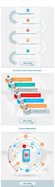 Élément infographie d'entreprise — Image vectorielle