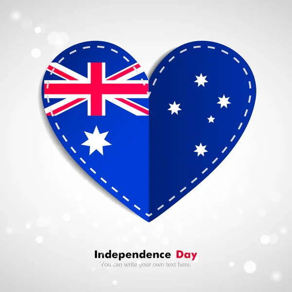 Flag of  Australia  ,Independence Day — ストックベクタ