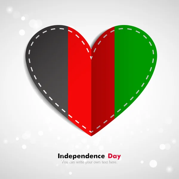 Bandera de Afganistán, Día de la Independencia — Vector de stock