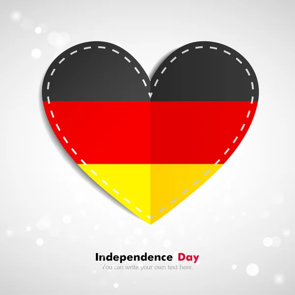 Bandera de Alemania, Día de la Independencia — Vector de stock