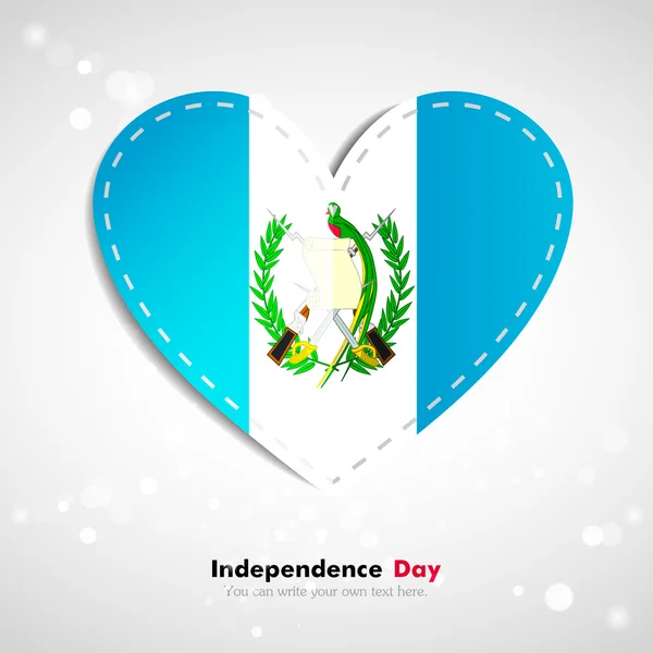 Bendera Guatemala, Hari Kemerdekaan - Stok Vektor