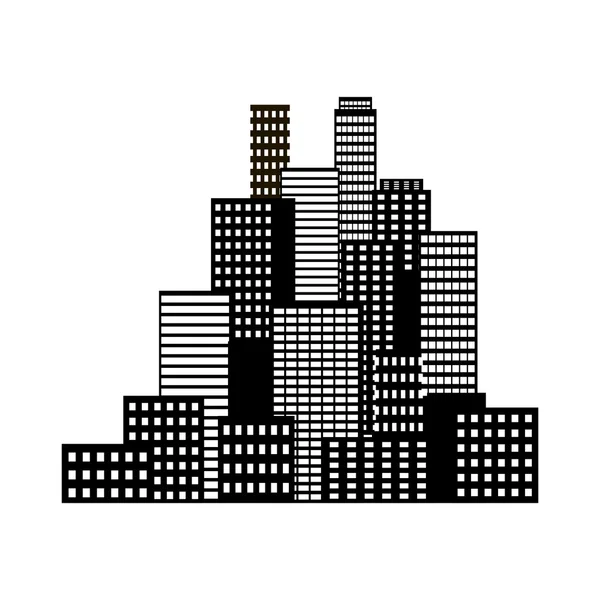Moderne Großstadt — Stockvektor