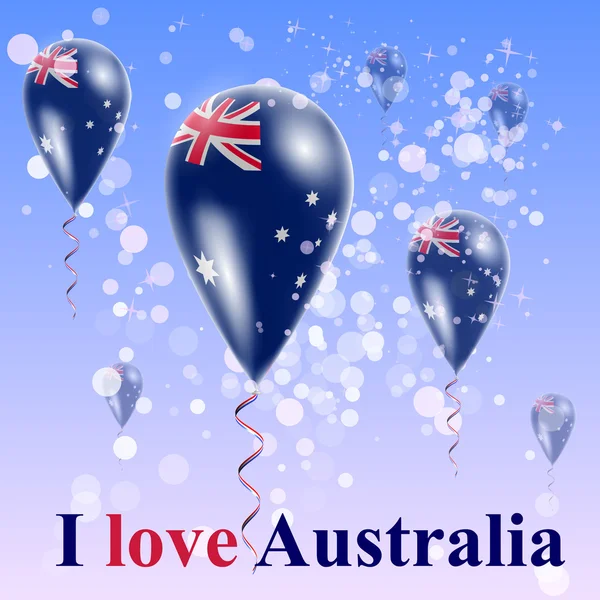 Me encanta Australia — Vector de stock