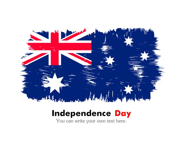 День Австралии. Флаг — стоковый вектор