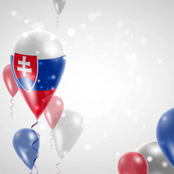 Slovakian lippu — vektorikuva