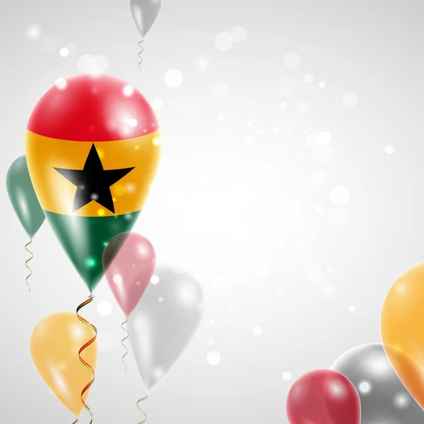 Bandera de Ghana — Vector de stock