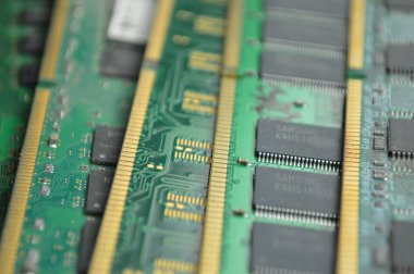 işlemcili elektronik devre kartı