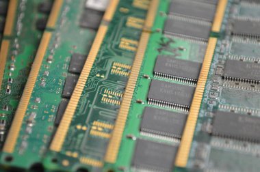 işlemcili elektronik devre kartı