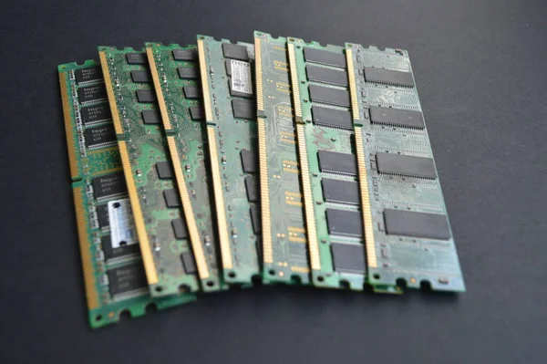 Płytka Obwodu Elektronicznego Procesorem — Zdjęcie stockowe