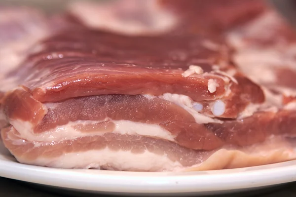 Fresh pork bacon — Stock Photo, Image