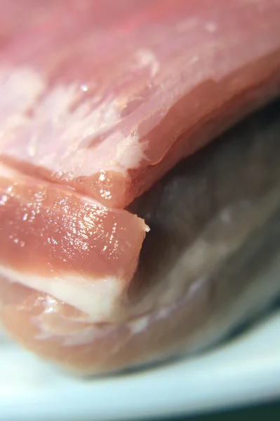 Fresh pork bacon — Stock Photo, Image