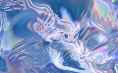Gradient wave cloth, fluid color background, 3d rendering. Computer digital drawing.