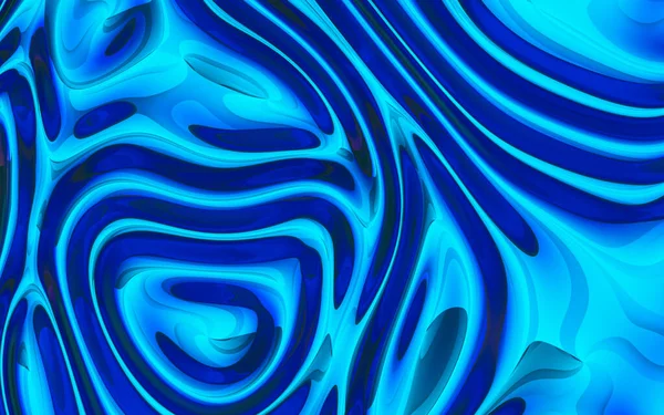 Gradient Wave Cloth Fluid Color Background Rendering Computer Digital Drawing — Stock Fotó