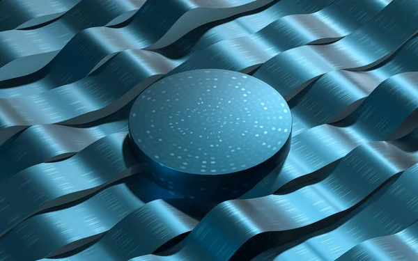 Akan dalga örtüsü arka plan, 3 boyutlu görüntüleme. Bilgisayar dijital çizimi.