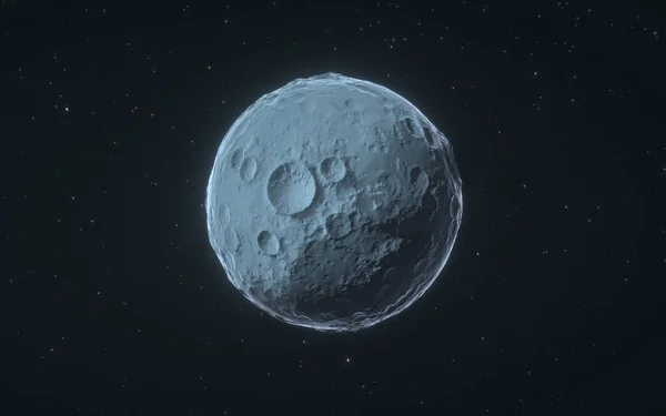 Ganzer Planet Mit Schwarzem Hintergrund Darstellung Digitale Computerzeichnung — Stockfoto