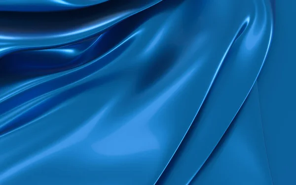 Virtaava Vaatteita Sininen Tausta Renderöinti Tietokoneen Digitaalinen Piirustus — kuvapankkivalokuva