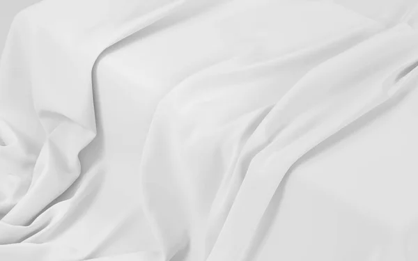Virtaava Vaatteita Valkoinen Tausta Renderöinti Tietokoneen Digitaalinen Piirustus — kuvapankkivalokuva